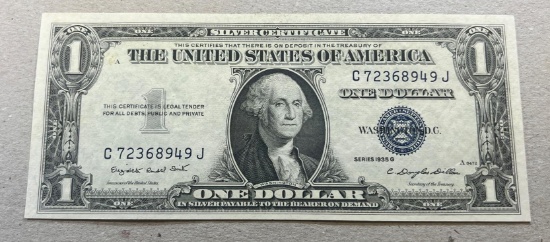 1935G US Silver Certificate, better quality