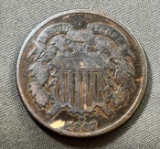 1867 US 2 Cent Piece