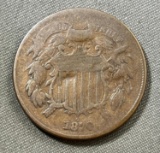 1870 US 2 Cent Piece