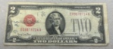 1928G Red Seal $2.00 United States Banknote