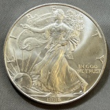 KEY DATE 1996 US Silver Eagle Dollar Coin, .999 Silver