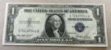 1935 F One Dollar Silver Certificate, minimal circulation