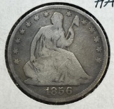 1856-O Seated Liberty Half Dollar