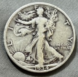 1934 US Walking Liberty Half Dollar, 90% Silver