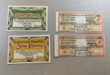 4 Pieces of Notgeld German Emergency Issue banknotes, SELLS TIMES THE MONEY