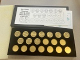 2001 24K Plated P and D State Quarter set