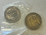 2- North American Hunting Club Tokens