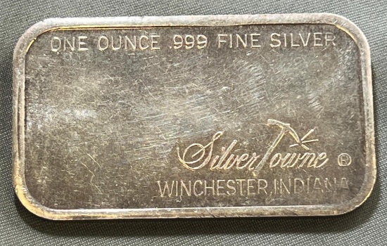 One Troy Ounce .999 Silver Bar SIGMA TESTED