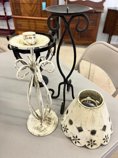 3 Candle Holders