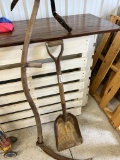 Sickle and Coal Shovel - no markings