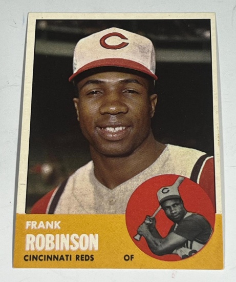 1962 Topps Baseball Card Frank Robinson #400