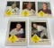 1963 Fleer Baseball lot of 5 w/ Sandy Koufax, Bob Gibson, Don Drysdale, and more - condition varies