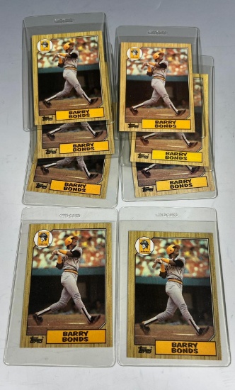 8- Barry Bonds Baseball Rookie Cards 1987 Topps #320