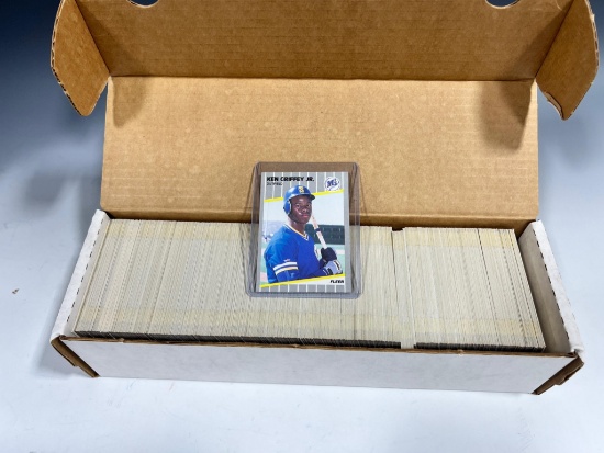1989 Fleer baseball set missing Billy Ripken, Includes Ken Griffey Jr Rookie Card