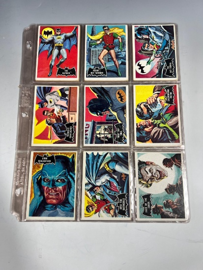 1966 Topps Batman Complete Set - Black