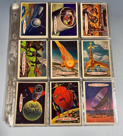 1957 Topps Target Moon Set missing 18, 37, 69, 75