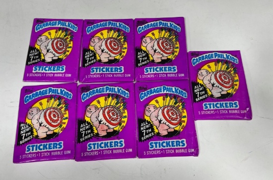 7- Garbage Pail Kids GPK Series 7 unopened wax packs
