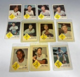 1963 Fleer Baseball Cards lot of 11 w/ Don Drysdale and more