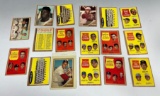 1962 Topps lot w/ Stan Musial, Vada Pinson, several leaders cards, 17 total cards