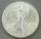 1998 US Silver Eagle Dollar Coin, .999 Fine Silver