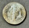 1942-D Mercury Dime, BU, Split Bands