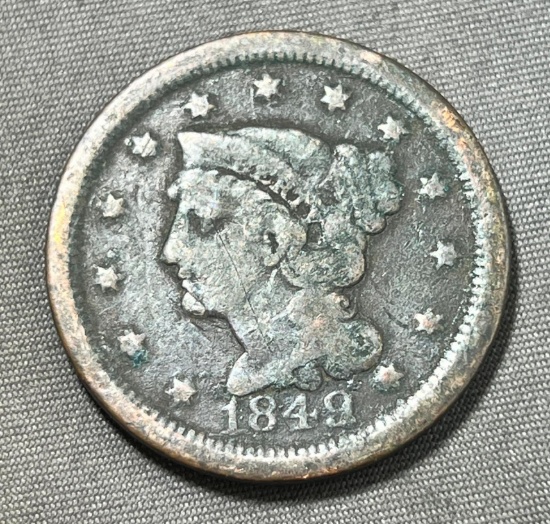 1849 Liberty Head Large Cent