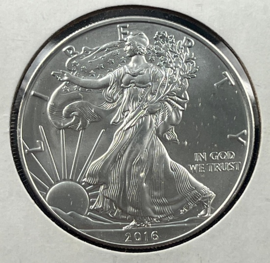 2016 US Silver Eagle .999 silver, UNC