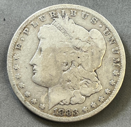 1883-CC Morgan Silver Dollar (Carson City)
