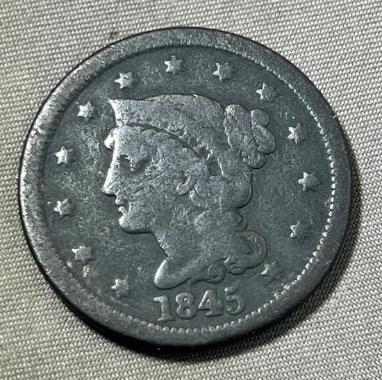 1845 Liberty Head One Cent