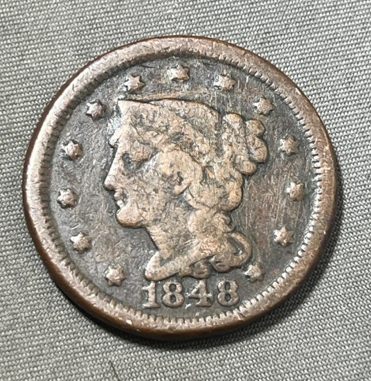 1848 Liberty Head One Cent