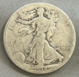 1918-D US Walking Liberty Half Dollar, 90% Silver