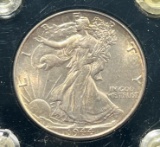 1944 US Walking Liberty Half Dollar, 90% Silver