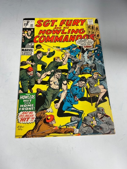 SGT Fury and his Howling Command Marvel Comic Book #82