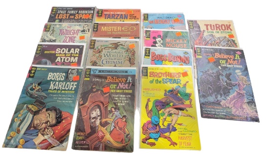 Gold Key Comics lot of 14 including Lost in Space