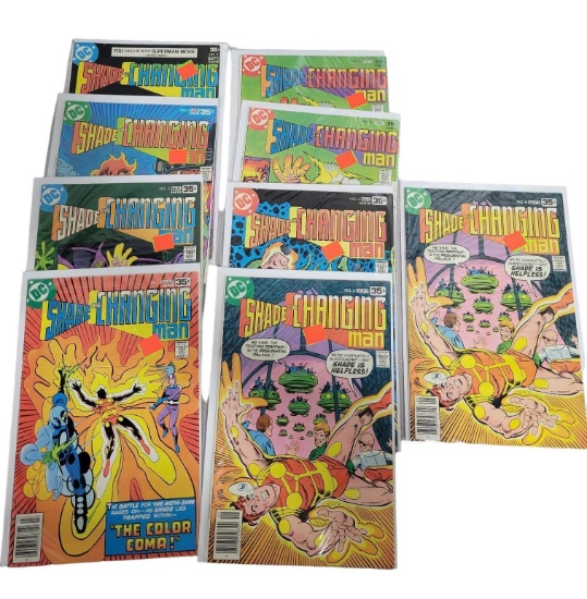 Shade of Changing Man DC Comics #2 - 8, total of 9 comics in lot