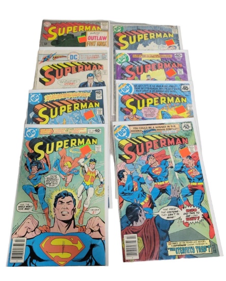 Superman DC Comics lot of 8 including #179