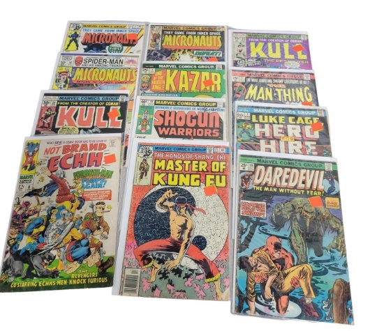 Marvel Comics lot of  12 including: Micronauts #1 and more