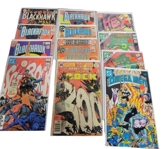 DC Comics Lot of  12  including: Black Hawk and more