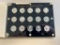 1950-1964 Proof Washington Silver Quarters in Capitol Plastics holder