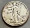 1947-D US Walking Liberty Half Dollar, 90% silver
