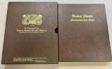 Dansco Commemorative Coins Album w/ slip cover, includes 6 var. date Booker T Washington Half Dol...