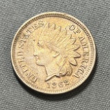 1862 Indianhead Cent, Full Liberty