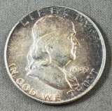1949 Franklin Half Dollar, 90% Silver