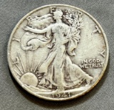 1941-D US Walking Liberty Half Dollar, 90% silver