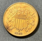 L@@K 1865 US 2 Cent Piece