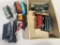 Marx trains 2 Locomotives, 6 cars O Gauge