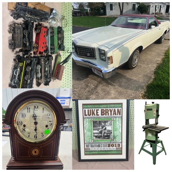 Ford Ranchero, Tools, Trains, Sports and more