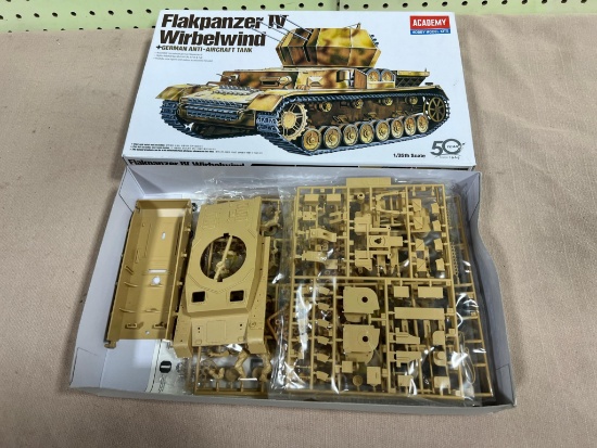 Flakpanzer IV Wirbelwind 1/35 scale  opened