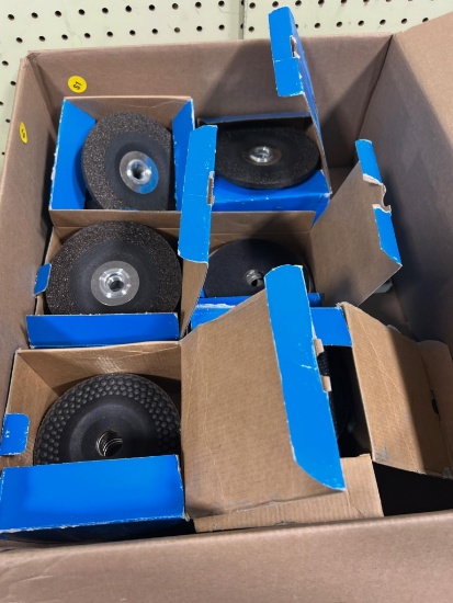 UNUSED Abrasive and cutting wheels, 4 and 5 inch, all for Grinders