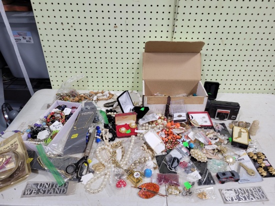 HUGE Lot of Costume Jewelry, rings, bracelets, necklaces and more